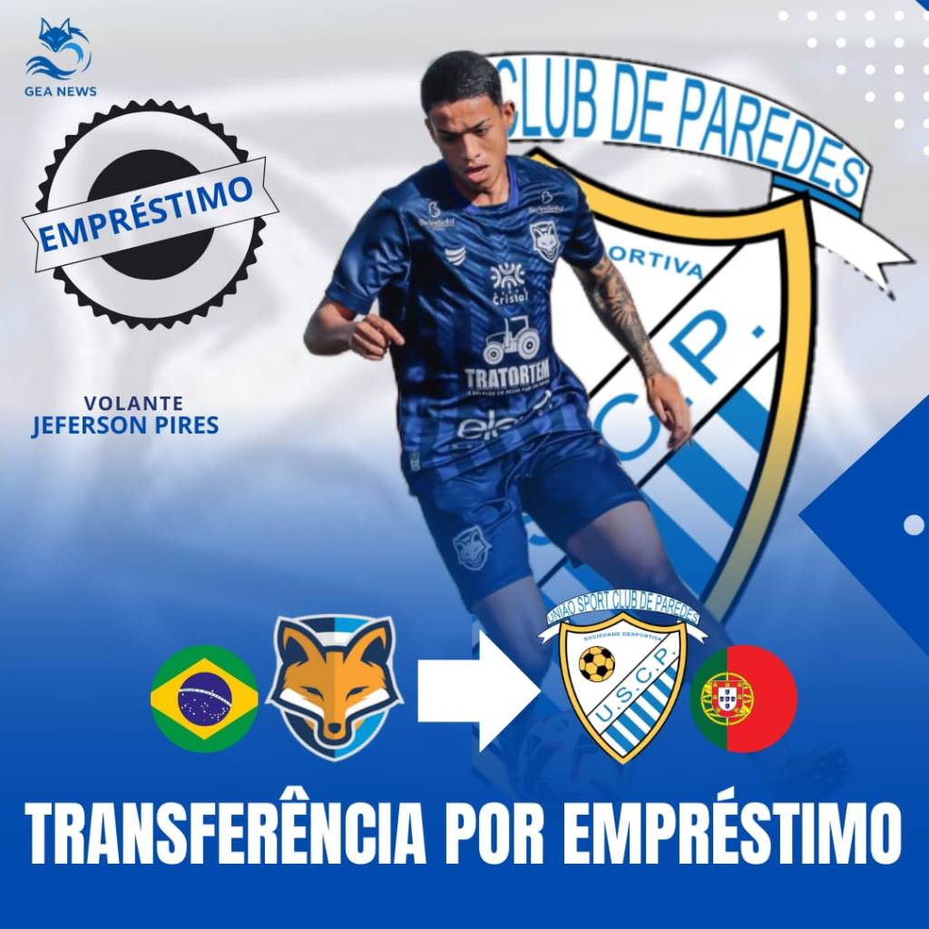 GRÊMIO ANÁPOLIS ACERTA O EMPRÉSTIMO DO VOLANTE JEFERSON PIRES AO USC PAREDES,DE&nbsp;PORTUGAL