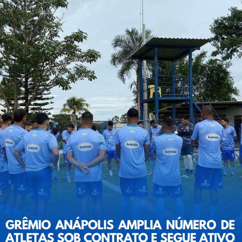 GRÊMIO ANÁPOLIS AMPLIA NÚMERO DE ATLETAS SOB CONTRATO E SEGUE ATIVO NO&nbsp;MERCADO