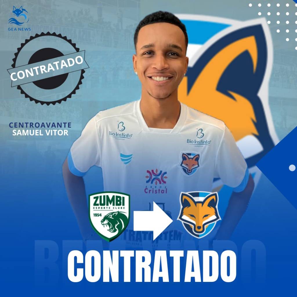 GEA ANUNCIA A CONTRATAÇÃO DO CENTROAVANTE SAMUEL&nbsp;VITOR